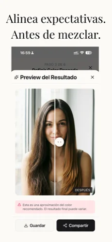 Previsualización de color en Blendsor